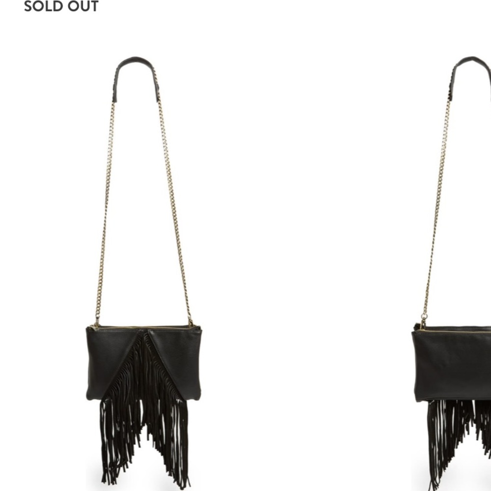 Street Level Fringe Crossbody Bag